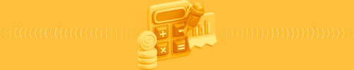 3D icon of a calculator